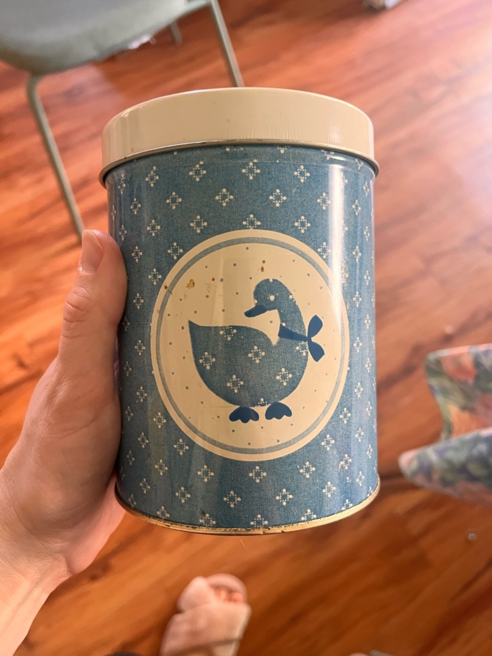 90’s Cottagecore Tin Canister
